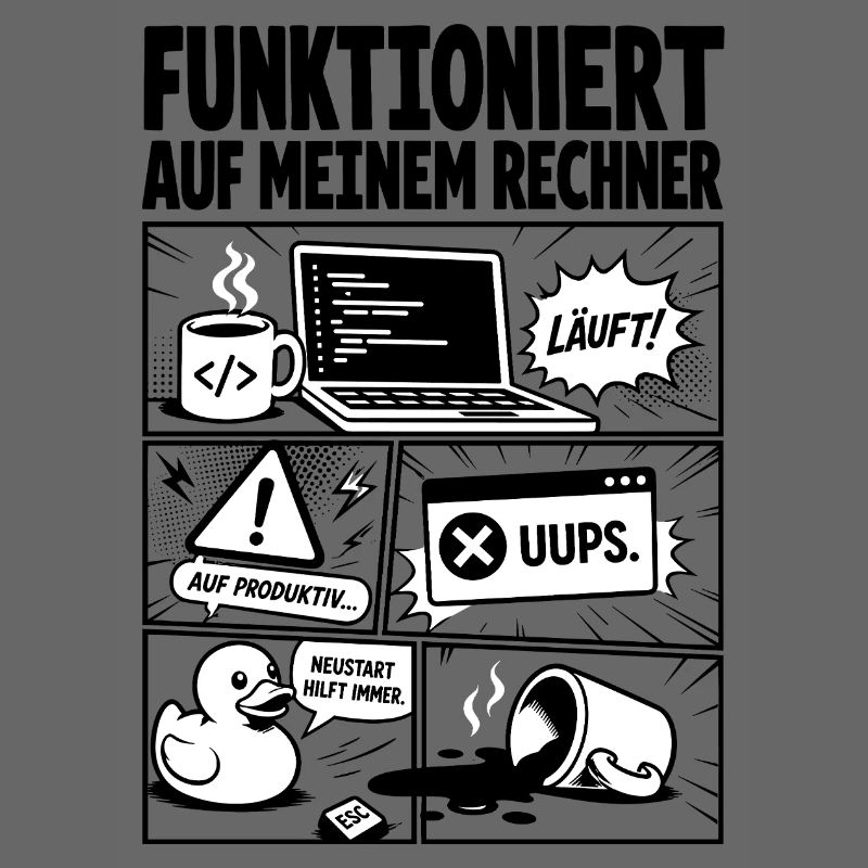Läuft Coding Comic Design