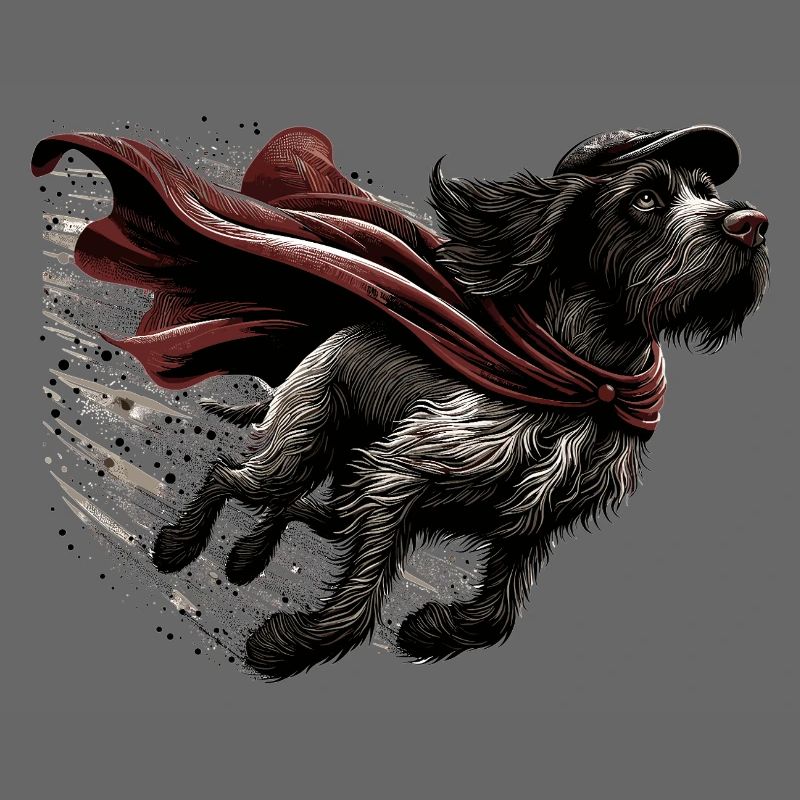 Super Dog German Wirehaired DD Pointer Gift