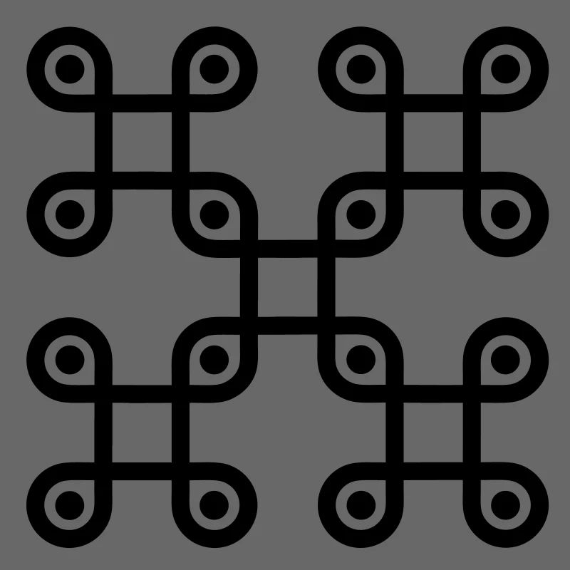 Infinity Loop - Symbol Kontinuität und Weisheit