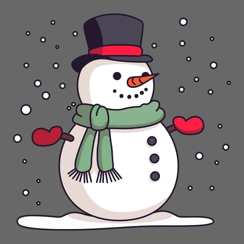 Snowman with hat