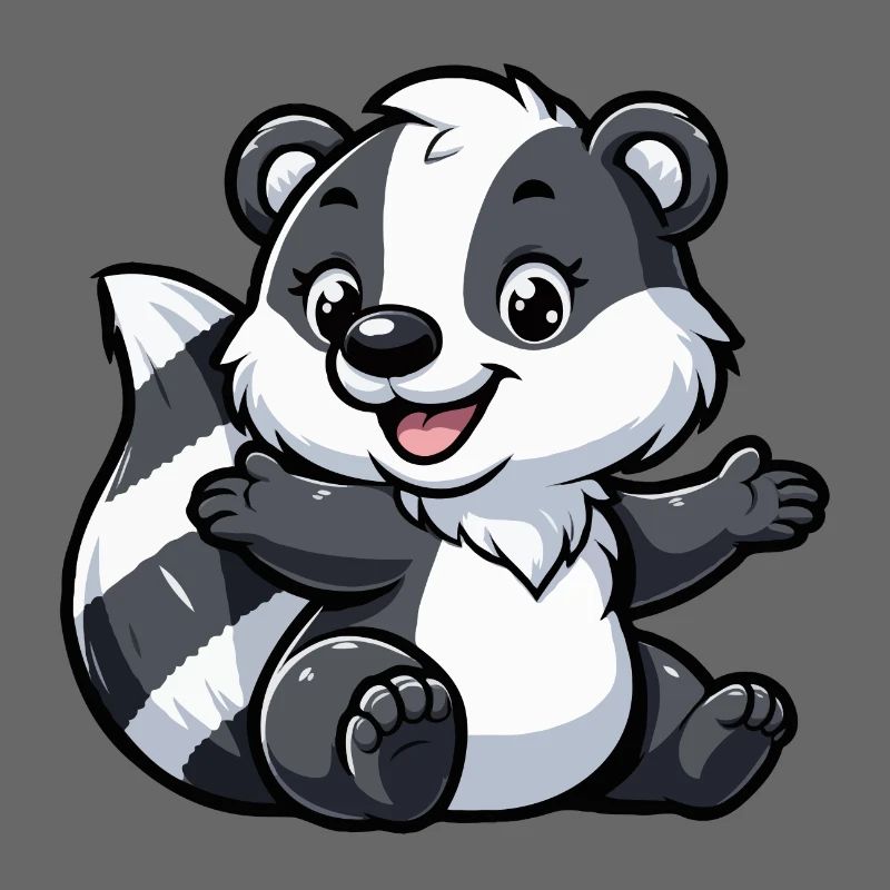 Waschbär Kind