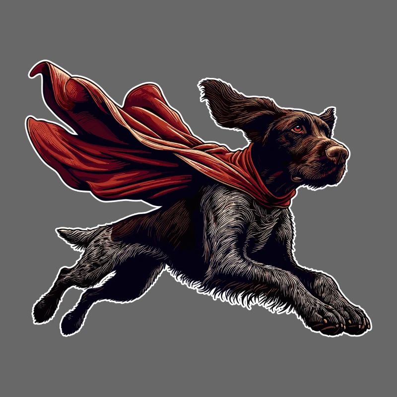 Super Hund Deutsch Drahthaar DD Pointer Geschenk