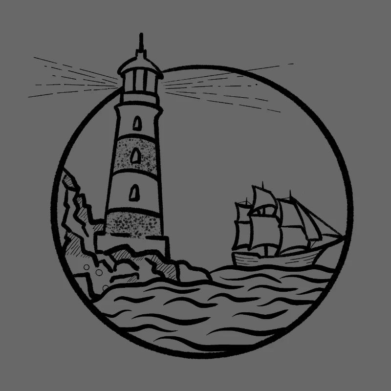 Leuchtturm Schiff