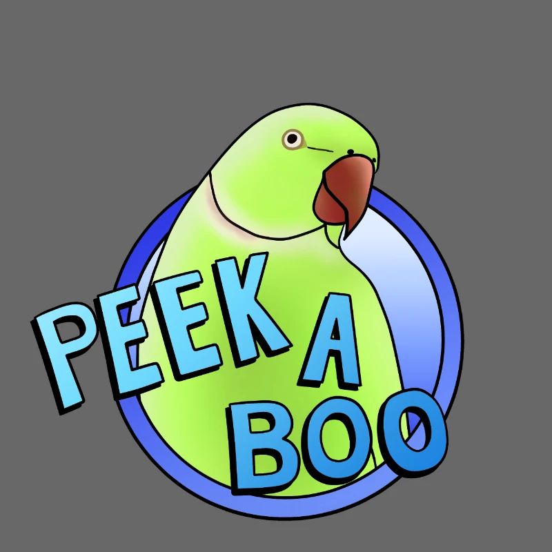 perruche à collier vert « Peek-a-boo »