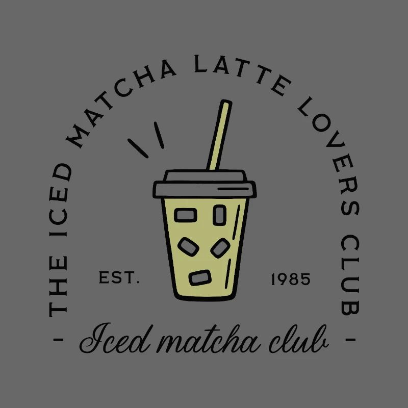 Iced matcha latte lovers