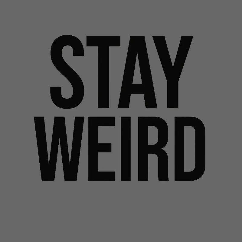 Une conception graphique 2D présente l’expression STAY W