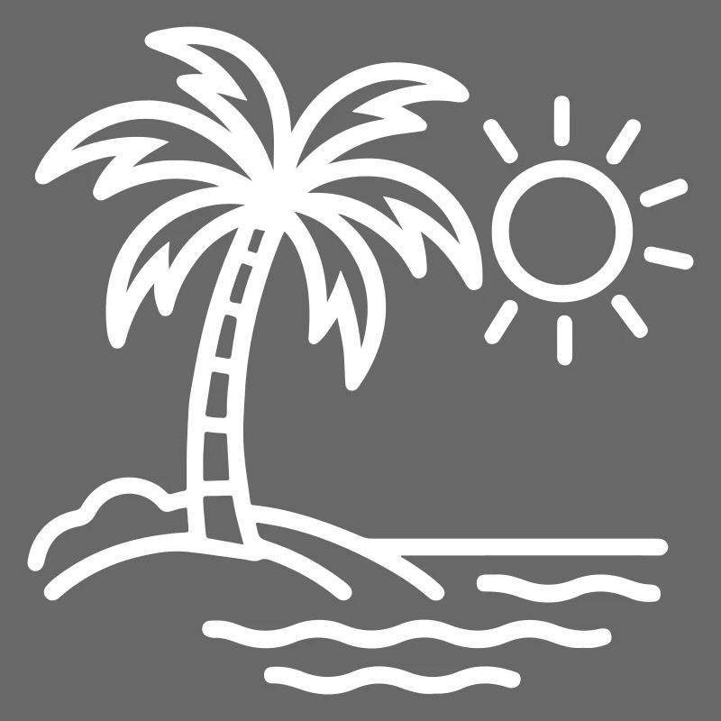 Palm Tree Beach Été