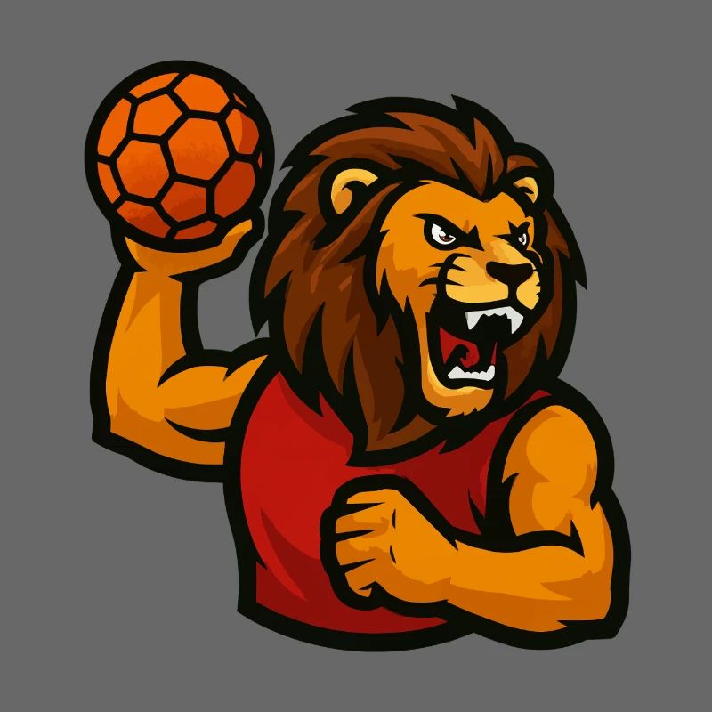 Löwe Handball comic