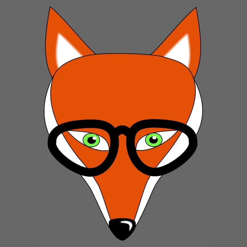 fuchs mit brille geschenk