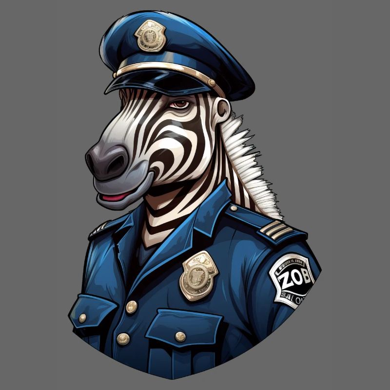 Zebra Policeman