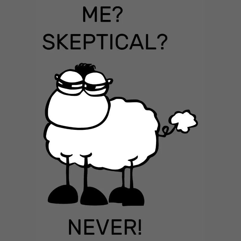 Skeptisches Schaf