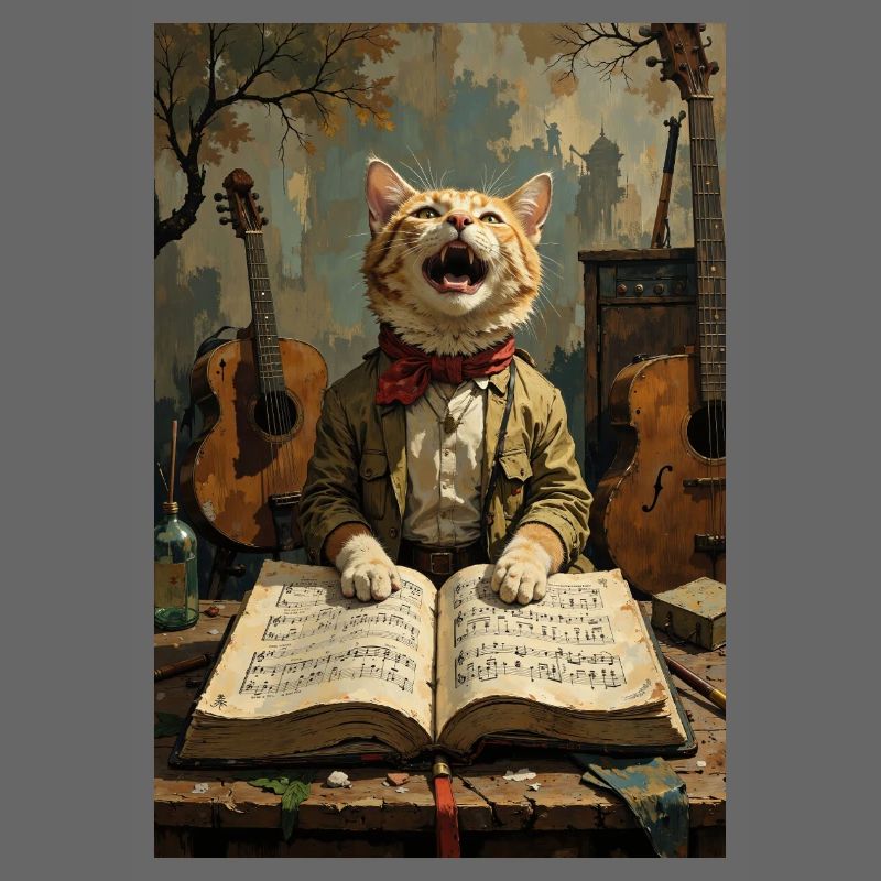 singing cat