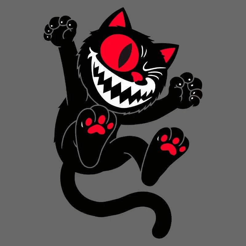 Springende Katze