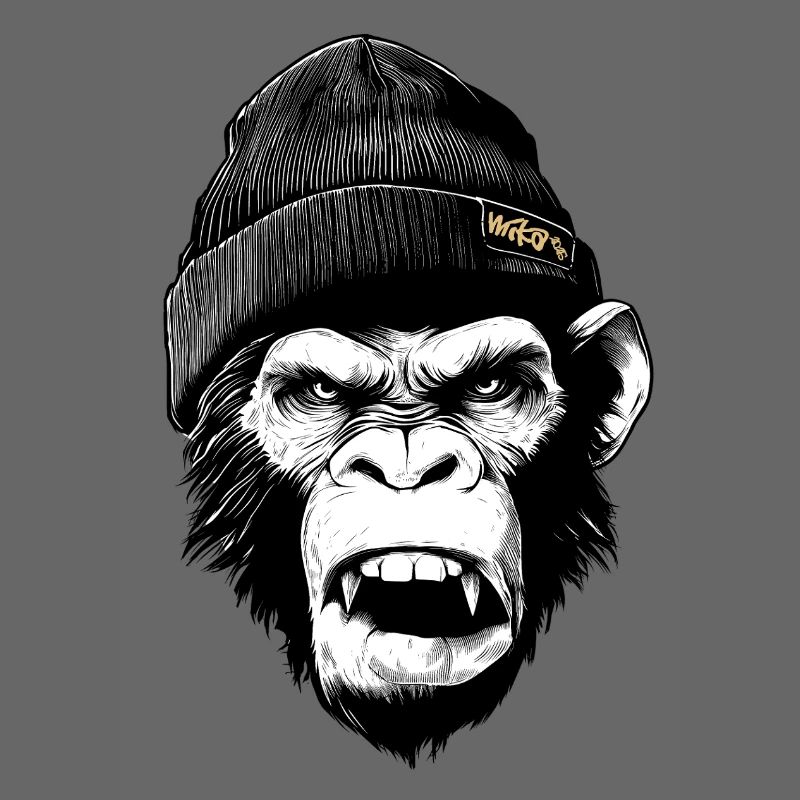 Singe enragé