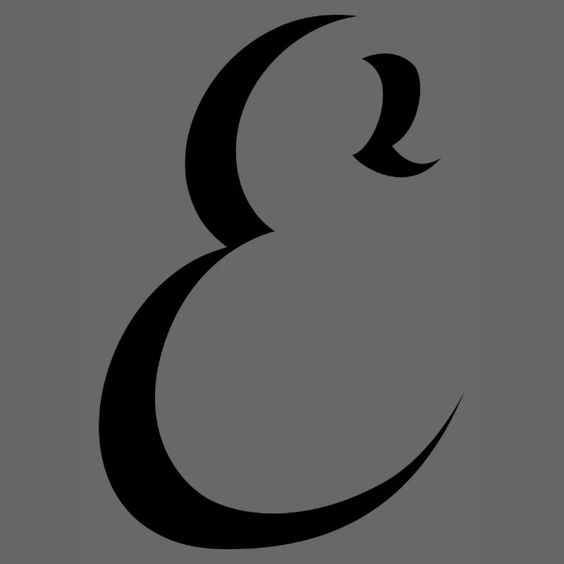Letter E, name, the letter E