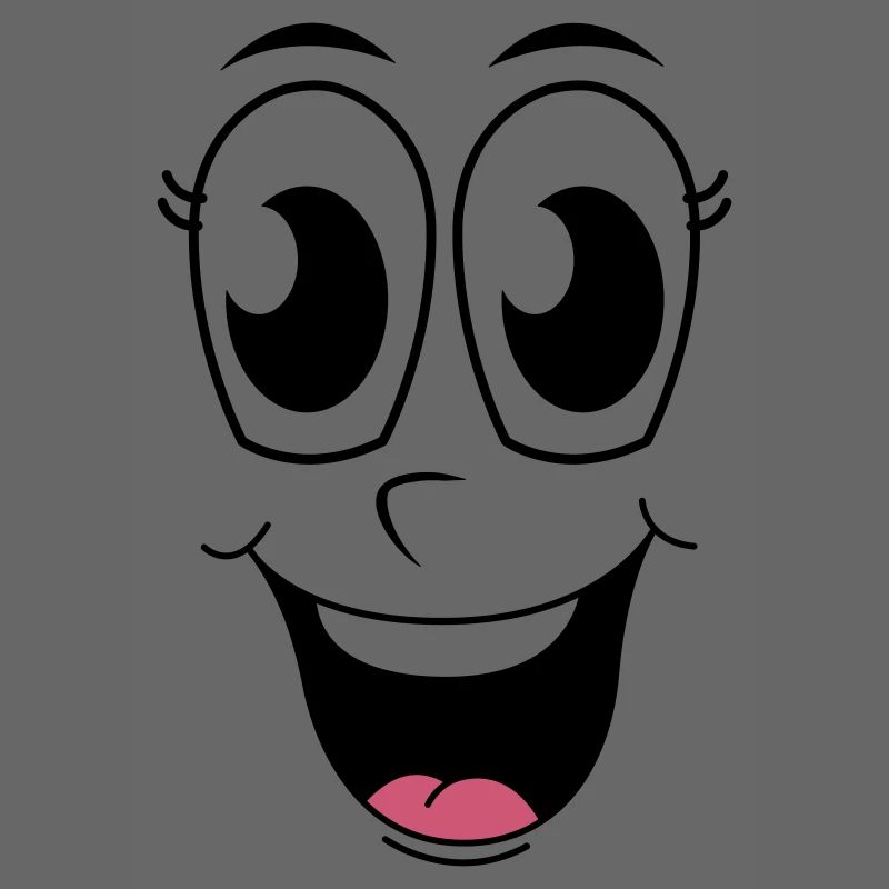 Visage heureux