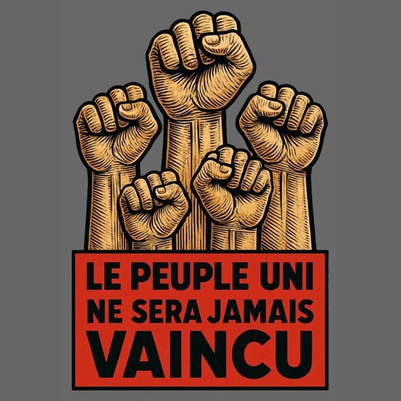 Le peuple uni ne sera jamais vaincu