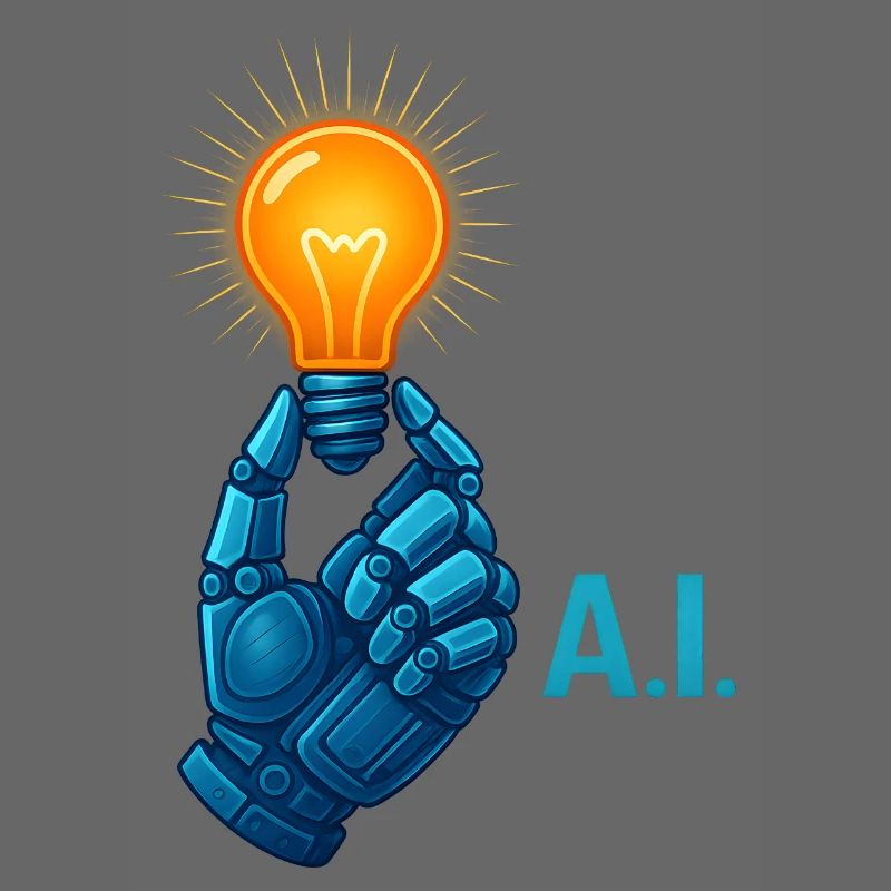 ai tech statement with cool vibe funny