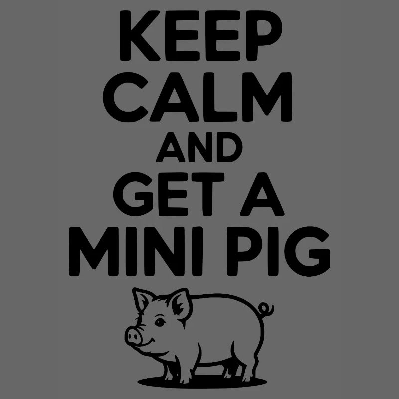 Reste calme et un cochon