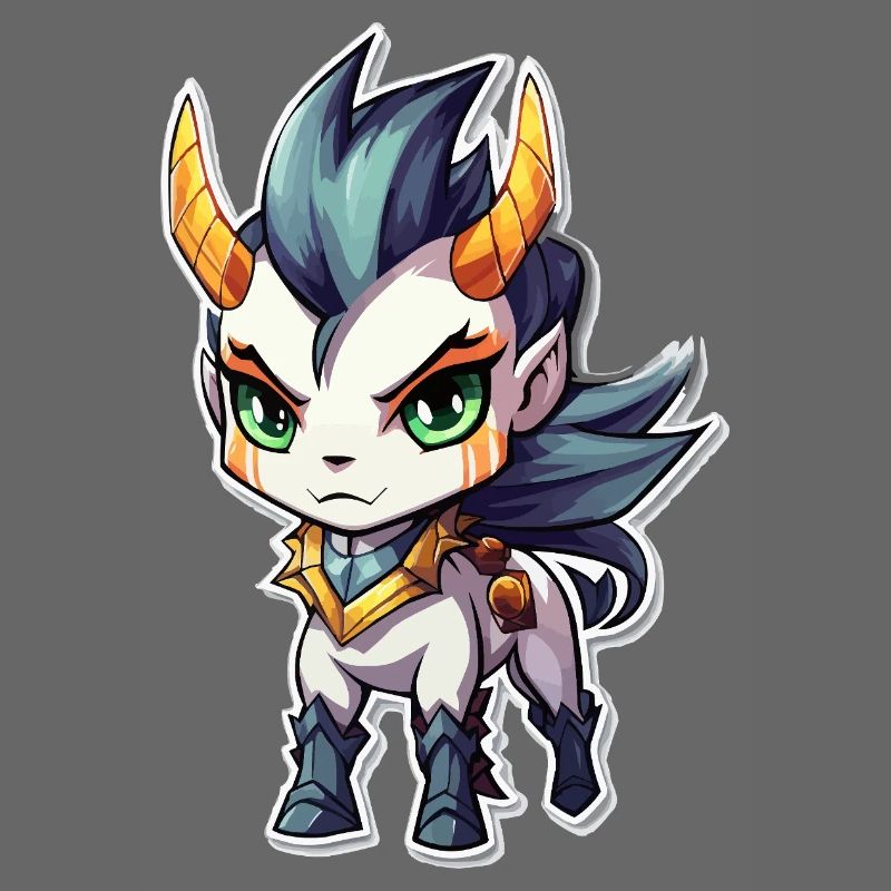 Chibi Dämonenpferd