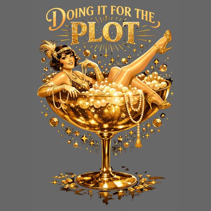 Golden Flapper: Doing it for the Plot Art