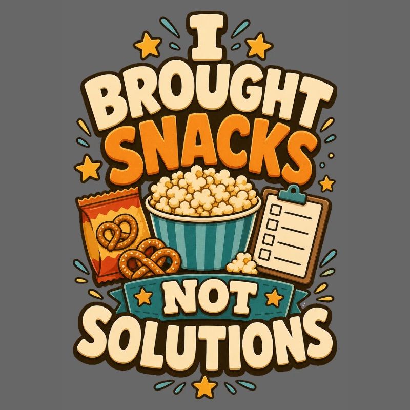 I Brought Snacks Not Solutions