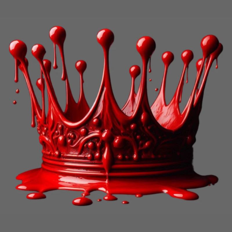 Couronne de cire 👑 à cacheter rouge