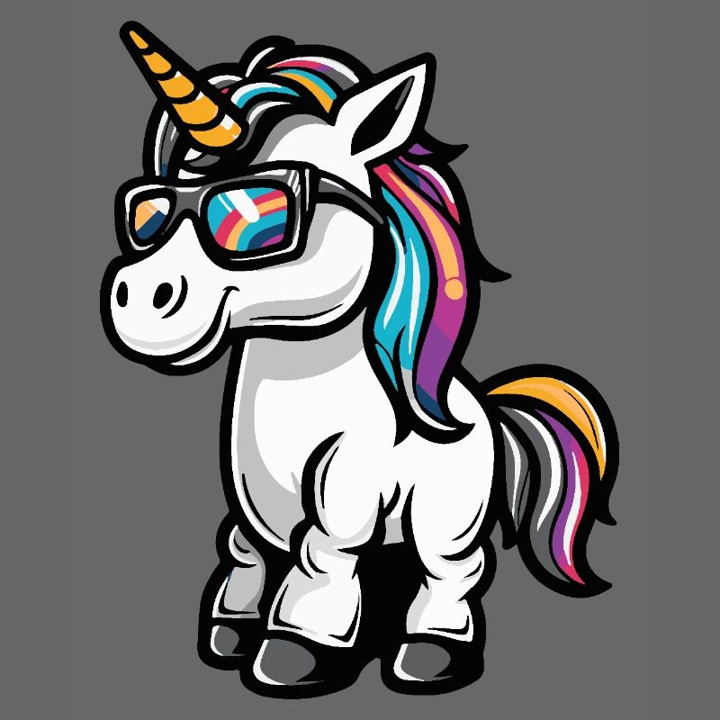 Einhorn Cool Comic