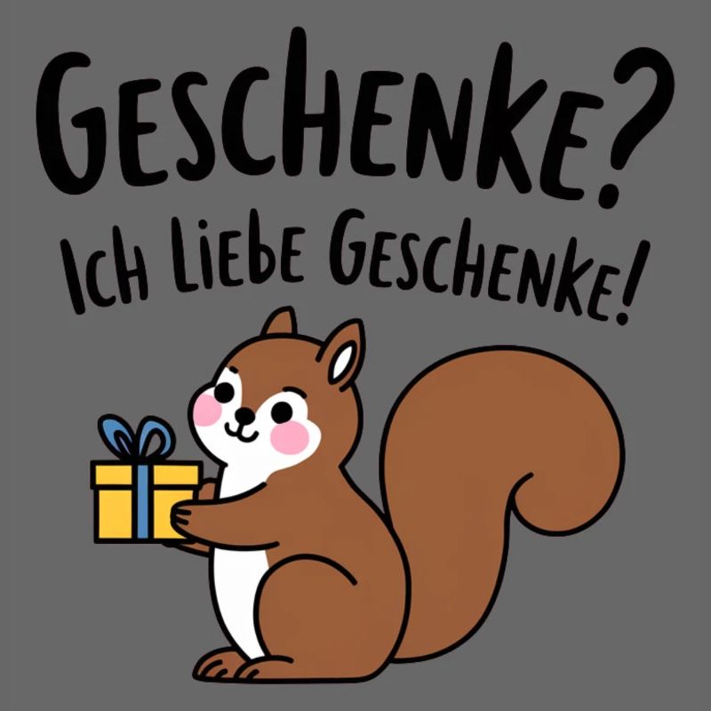 Eichhörnchen Geschenk Geburtstag Weihnachten Funny