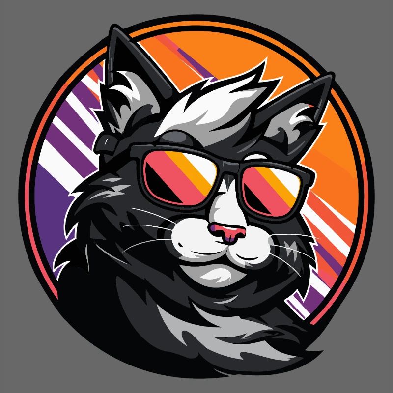 Katze Comic Cool