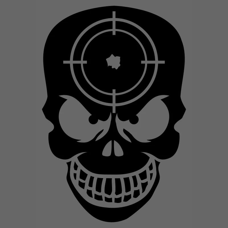 Evil Skull With Target