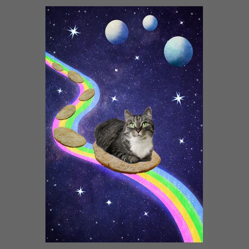 Mignon chat de l’espace
