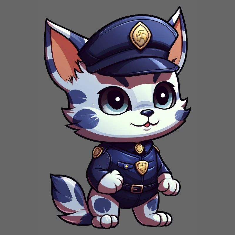 Kätzchen Polizei