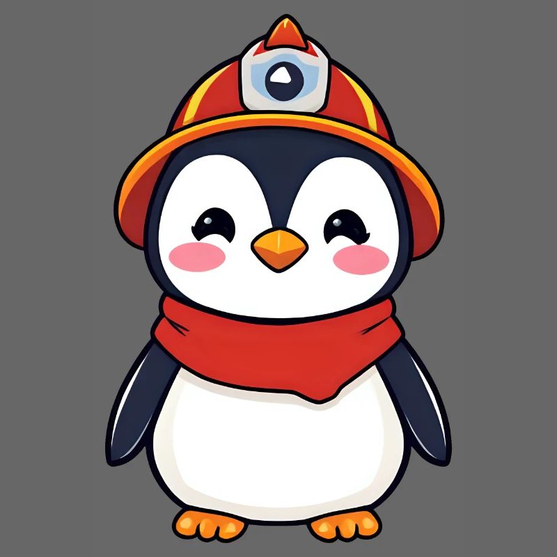 Hero Penguin Firefighter