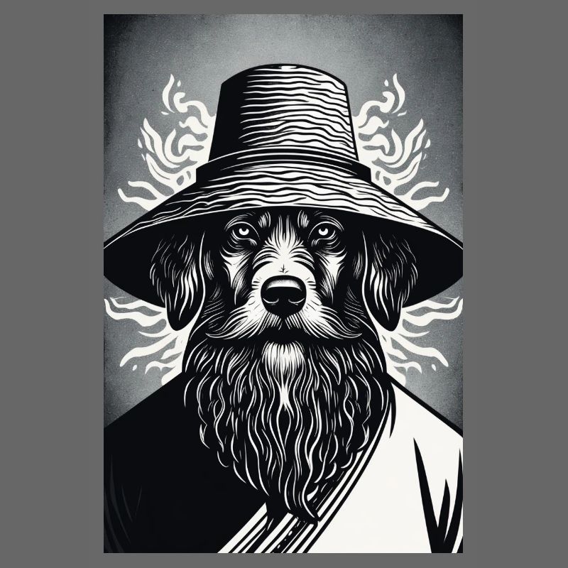 Der wachsame Hund