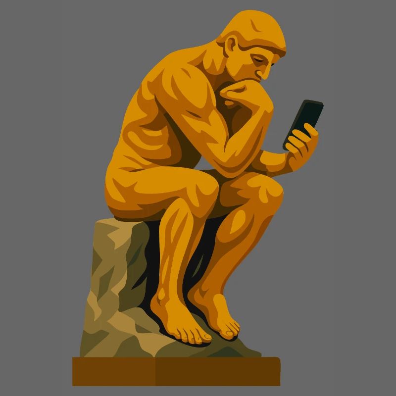 Le Penseur (connecté)