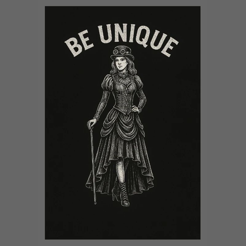 Steampunk Dame mit Leithuhn