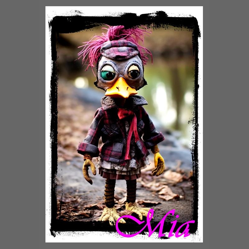 Eingängiges Steampunk-Maskottchen Mädchen Street