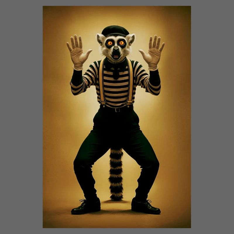 Lemur Humanoid Pantomime