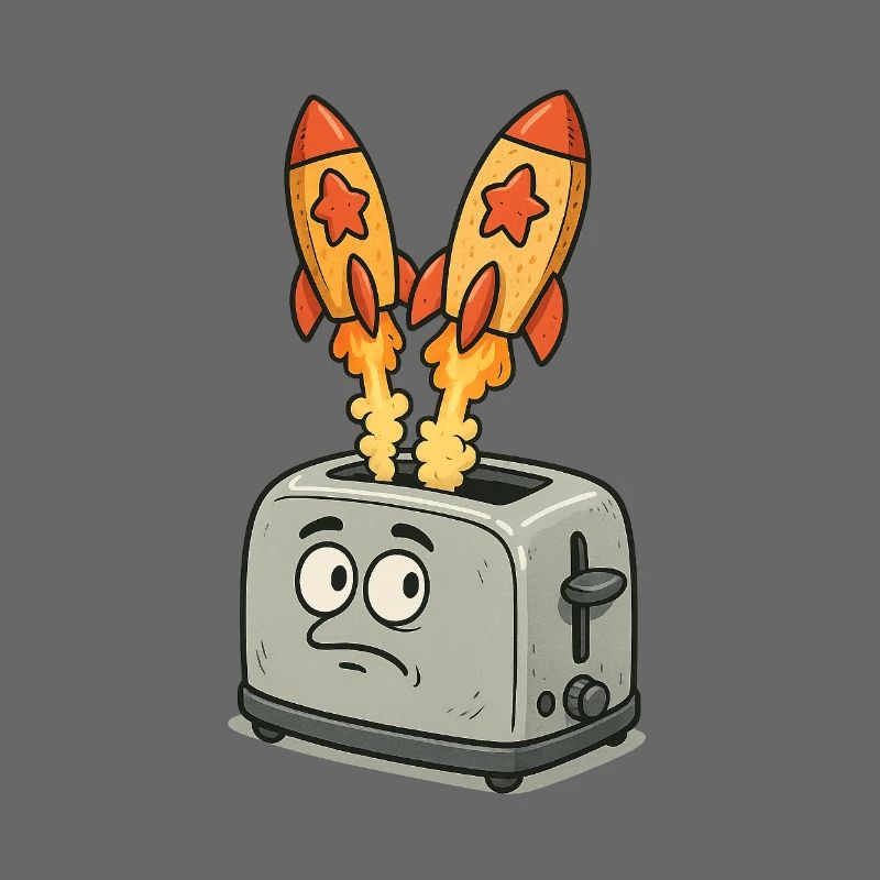Space rockets in the toaster