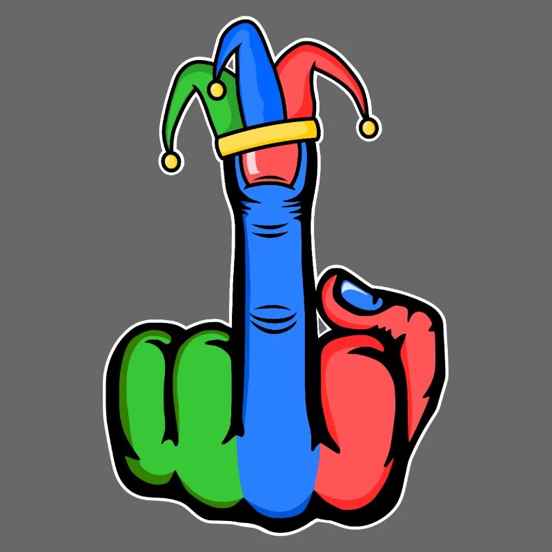 Mittelfinger Stingerfinger Karneval