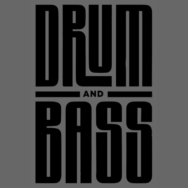 Drum and Bass Bold Typography