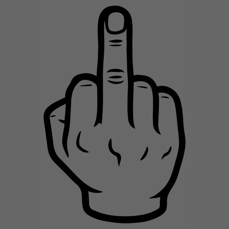 Hand Mittelfinger