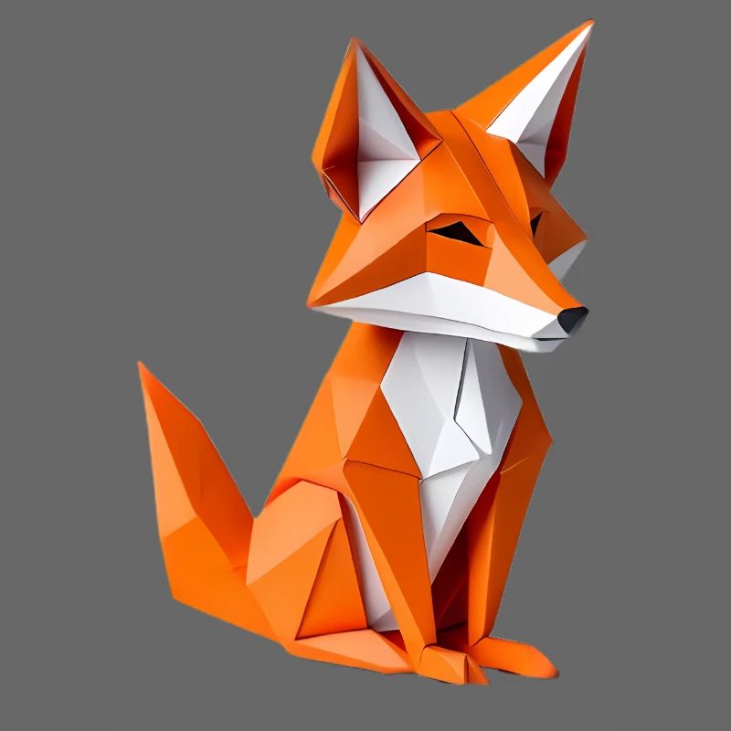 Polygon-Fuchs Illustration