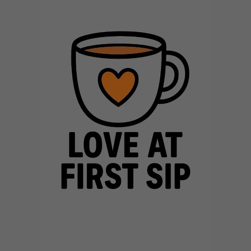 Liebe beim ersten Schluck Kaffee