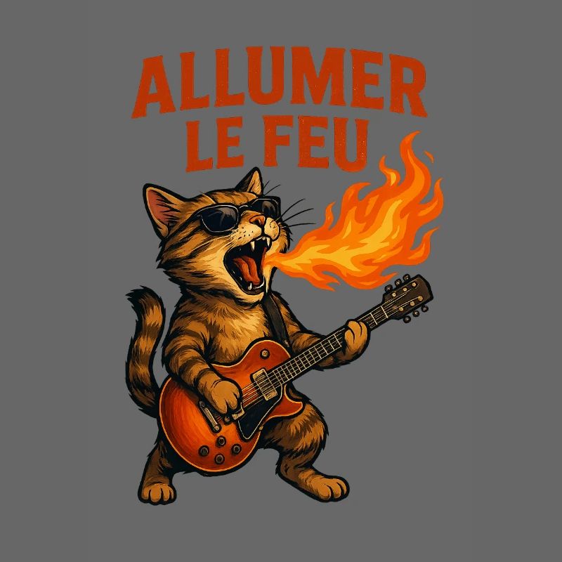 Allumer Le Feu Chat Rock