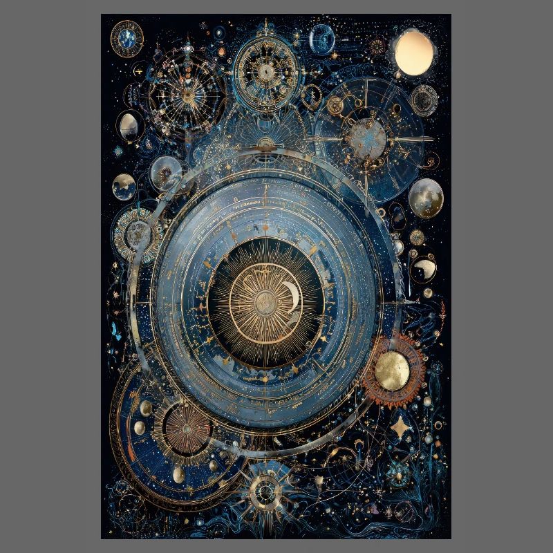 Cosmic Gearwork Clock Nebula