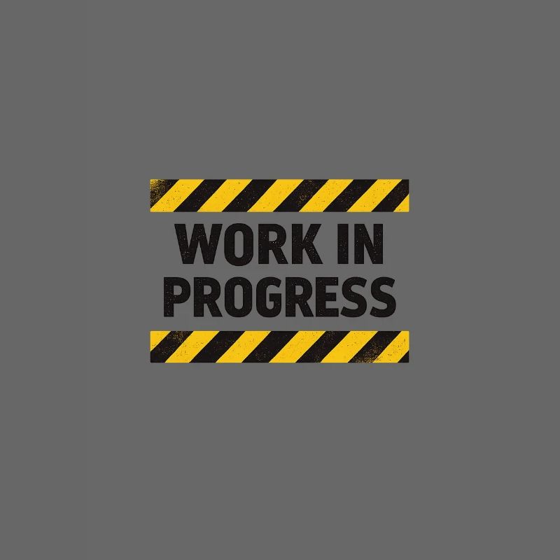 Progress in progress – warning tape