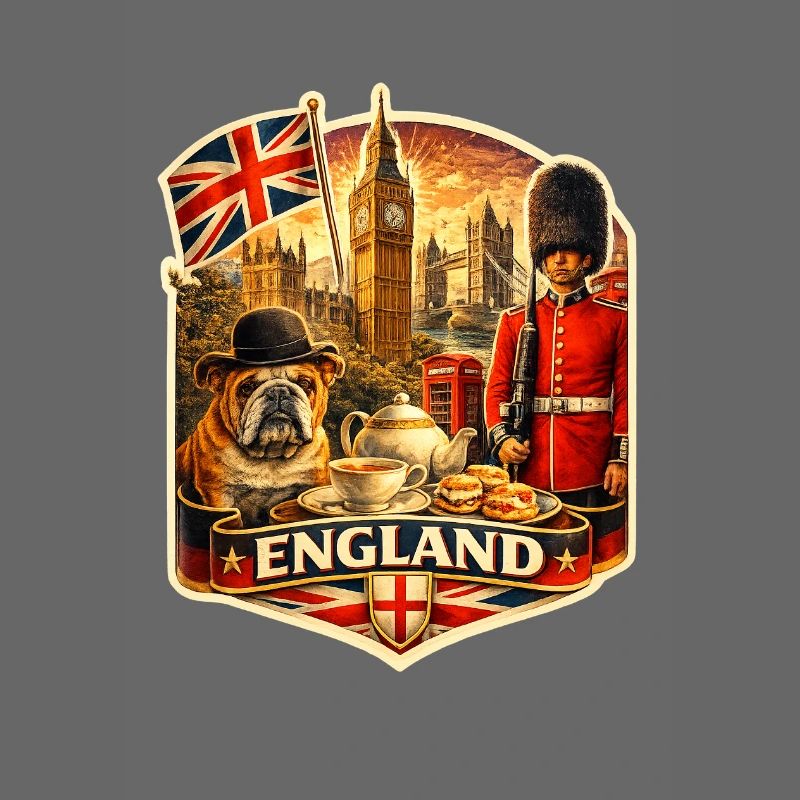 England Heritage Tea Abzeichen
