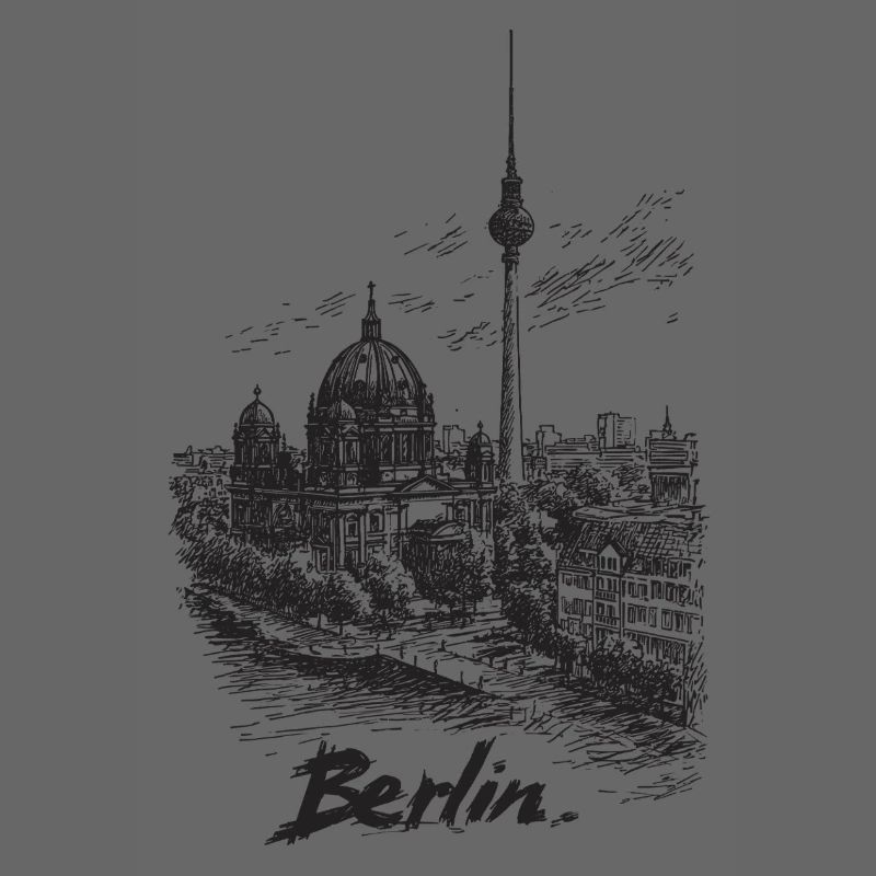 Berliner Skyline Silhouette